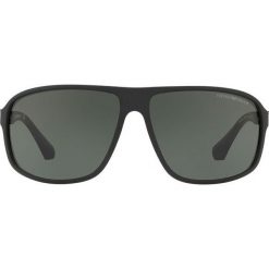 Emporio Armani - Okulary 0EA4029. Czarne okulary przeciwsłoneczne męskie marki Emporio Armani, z materiału, prostokątne. Za 499,90 zł.