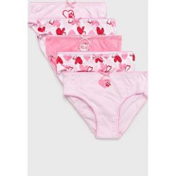 Blukids - Figi dziecięce (5-pack). Różowe majtki dziewczęce Blukids, z bawełny. Za 39,90 zł.