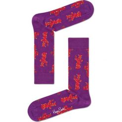 Happy Socks - Skarpety Cactus. Fioletowe skarpetki męskie marki Happy Socks, z bawełny. W wyprzedaży za 24,90 zł.