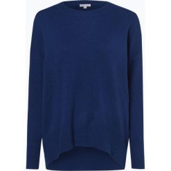 Marie Lund - Damski sweter z wełny merino, niebieski. Niebieskie swetry klasyczne damskie Marie Lund, l, z dzianiny. Za 249,95 zł.