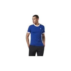 T-shirty z krótkim rękawem Reebok Sport Koszulka Training Essentials Linear Logo Tee. Niebieskie koszulki męskie Reebok Sport, s, bez wzorów, sportowe, bez kołnierzyka, z krótkim rękawem, krótkie. Za 89,95 zł.