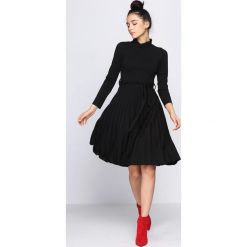 Czarna Sukienka Forever. Czarne sukienki hiszpanki Born2be, s, z elastanu, midi. Za 89,99 zł.