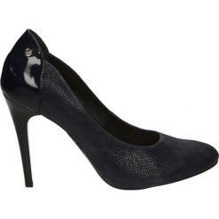 Czółenka - 5327 889355 B. Czarne buty ślubne damskie Venezia, ze skóry. Za 189,00 zł.