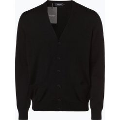 März - Kardigan męski z wełny merino, czarny. Czarne kardigany damskie marki März, m, z wełny. Za 599,95 zł.