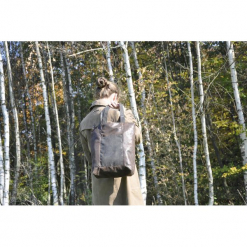 Torba tote XXL - brąz, vintage. Szare torebki klasyczne damskie marki Pakamera, na ramię. Za 129,00 zł.