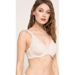 Triumph - Biustonosz Amourette 300 Magic Wire MWP. Szare biustonosze z fiszbinami marki Triumph, z haftami, z elastanu. Za 189,90 zł.