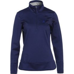 Salomon DISCOVERY Koszulka sportowa medieval blue. Niebieskie topy sportowe damskie Salomon, xl, z elastanu. W wyprzedaży za 296,65 zł.