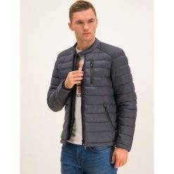 Kurtka puchowa Superdry Commuter Quilted Biker M5000013A. Szare kurtki męskie Superdry, xl, bez wzorów, z nylonu, bez kaptura. W wyprzedaży za 289,00 zł.