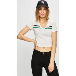 Tally Weijl - Top. Bluzki damskie TALLY WEIJL, s, z nadrukiem, z bawełny, bez kołnierzyka. W wyprzedaży za 27,90 zł.