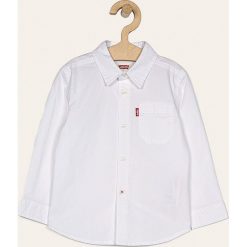 Levi's - Koszula dziecięca 86-176 cm. Białe koszule chłopięce z elastanu, eleganckie, długie. W wyprzedaży za 189,90 zł.