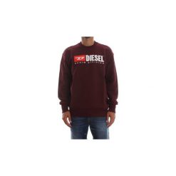 Bluzy Diesel 00SHEP 0CATK S-CREW-DIVISION. Czerwone bluzy męskie Diesel, s, bez wzorów, bez kołnierzyka, bez rękawów, bez kaptura. Za 395,23 zł.