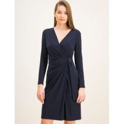 Sukienka koktajlowa Lauren Ralph Lauren Casondra 250751576. Niebieskie sukienki damskie Lauren Ralph Lauren, bez wzorów, z elastanu, wizytowe, bez kołnierzyka, bez rękawów. W wyprzedaży za 539,00 zł.