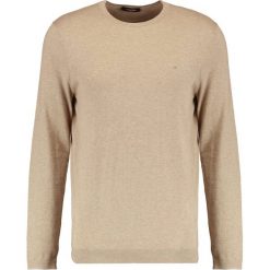 Kardigany męskie: Calvin Klein SAUL CREW NECK Sweter beige