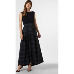 Swing - Damska sukienka wieczorowa, niebieski. Niebieskie sukienki damskie Swing, bez wzorów, z materiału, wizytowe, bez kołnierzyka, bez rękawów. Za 749,95 zł.
