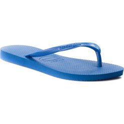 Japonki HAVAIANAS - Slim 40000303847 Blue Star. Niebieskie klapki damskie Havaianas, bez wzorów, z tworzywa sztucznego, bez obcasa. W wyprzedaży za 99,00 zł.