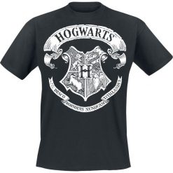 T-shirty męskie z nadrukiem: Harry Potter Hogwarts Logo T-Shirt czarny