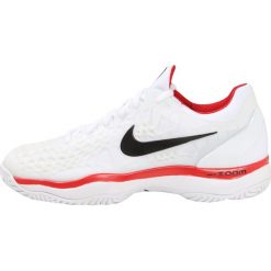 Buty sportowe męskie: Nike Performance AIR ZOOM CAGE 3 HC Obuwie multicourt white/black/university red