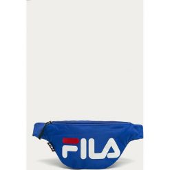 Fila - Nerka. Niebieskie nerki damskie Fila, z nadrukiem, z poliesteru, małe, z nadrukiem, bez dodatków. Za 89,90 zł.