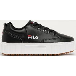 Fila - Buty Sandblast L. Czarne buty sportowe damskie Fila, bez wzorów, z gumy, sportowe. Za 389,90 zł.