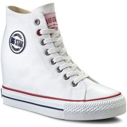 Sneakersy BIG STAR - U274904 White. Białe półbuty damskie z gumy. W wyprzedaży za 59,00 zł.