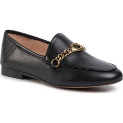 Mokasyny COACH - Helena Loafer Ltr G4804 233484 Black. Czarne mokasyny damskie Coach, na co dzień, bez wzorów, ze skóry ekologicznej, bez obcasa, na obcasie, bez zapięcia. Za 539,00 zł.