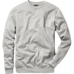 Bluza dresowa bonprix szary melanż. Szare bluzy męskie bonprix, s, bez wzorów, z dzianiny, z okrągłym kołnierzem, bez rękawów, bez kaptura. Za 44,99 zł.
