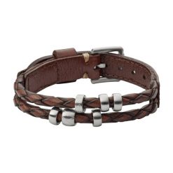Bransoletki męskie: Bransoletka męska Fossil Vintage Casual JF02345040