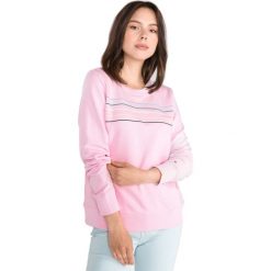 Tommy Hilfiger Emmy Bluza Różowy. Różowe bluzy damskie TOMMY HILFIGER, m, z nadrukiem, z bawełny, bez rękawów, bez kaptura. Za 516,95 zł.