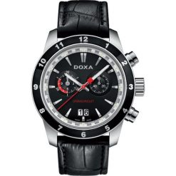ZEGAREK DOXA Grancircuit 140.90.101.01. Czarne zegarki męskie DOXA, ze stali. Za 2425,00 zł.
