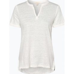 Esprit Casual - Damska bluzka lniana, biały. Białe bluzki damskie Esprit Casual, m, bez wzorów, ze lnu, casualowe, bez kołnierzyka, bez rękawów. Za 69,95 zł.