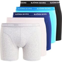 Bokserki męskie: Björn Borg SEASONAL SOLIDS SAMMY SHORTS 5 PACK Panty blue attoll
