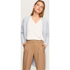 Sweter z domieszką wełny i moheru - Niebieski. Niebieskie swetry klasyczne damskie Reserved, m, z wełny. Za 299,99 zł.