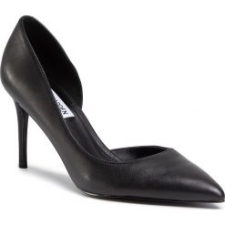 Szpilki STEVE MADDEN - Lessons SM11000961-03001-017 Black Leather. Czarne półbuty damskie Steve Madden, bez wzorów, ze skóry, bez obcasa, na szpilce, bez zapięcia. Za 449,00 zł.