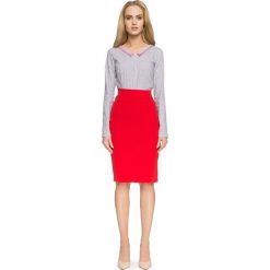 NICOLLE Klasyczna spódniczka ołówkowa - czerwona. Czerwone koszule damskie Stylove, s, bez wzorów, z dzianiny, klasyczne, ołówkowe. Za 39,50 zł.