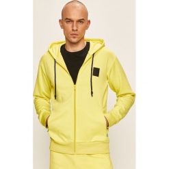 Diesel - Bluza. Czarne bluzy męskie Diesel, s, bez wzorów, z bawełny, z kapturem, bez rękawów, z kapturem. W wyprzedaży za 319,90 zł.