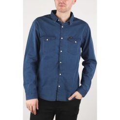 Lee Western Koszula Niebieski. Niebieskie koszule męskie Lee, s, bez wzorów, z bawełny, bez kołnierzyka, z długim rękawem. Za 369,95 zł.