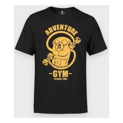 Koszulka męska Adventure gym. Koszulki męskie MegaKoszulki, m, bez wzorów, z bawełny, z podwójnym kołnierzykiem, bez rękawów. Za 54,90 zł.