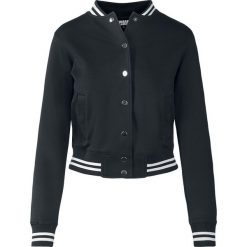Urban Classics Ladies College Sweat Jacket College Jacket damska czarny/biały. Czarne kurtki damskie marki Urban Classics, xl, w paski, bez kaptura. Za 199,90 zł.