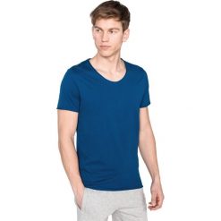 SELECTED New Merce Koszulka Niebieski. Niebieskie podkoszulki męskie Selected, xxl, z bawełny, krótkie. Za 80,95 zł.