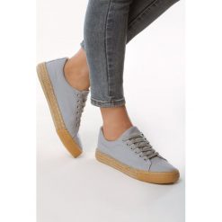 Szare Trampki International Love. Szare espadryle damskie Born2be, na sznurówki. Za 69,99 zł.