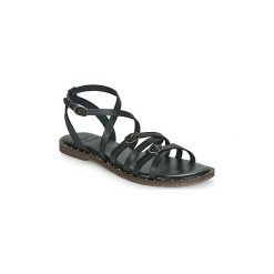 Sandały PLDM by Palladium VIRGULE. Czarne sandały damskie PLDM by Palladium, bez wzorów, bez obcasa, bez zapięcia. W wyprzedaży za 351,20 zł.