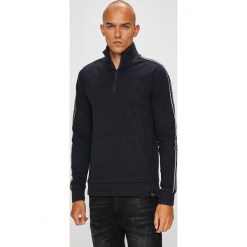 Scotch & Soda - Bluza. Czarne bluzy męskie marki Scotch & Soda, s, z bawełny, z krótkim rękawem, krótkie, bez kaptura. Za 429,90 zł.
