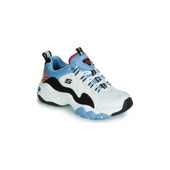 Buty Skechers D'LITES 3. Białe trampki męskie Skechers, bez wzorów, bez zapięcia. Za 449,00 zł.