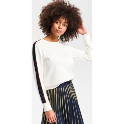 Bluza z lampasem - Kremowy. Białe bluzy damskie Reserved, s, bez wzorów, bez rękawów, bez kaptura. Za 59,99 zł.