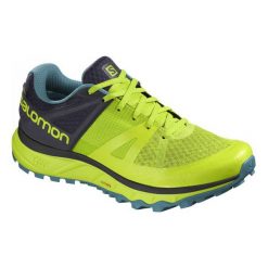 Salomon Trailster Gtx Acid Lime/Graphite/Hydro. 47.3. Szare buty sportowe męskie marki Salomon, z gore-texu, do biegania, gore-tex. Za 475,00 zł.
