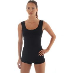 Brubeck Koszulka damska COMFORT WOOL czarna r. XL (TA10170). Czarne t-shirty damskie marki Brubeck, xl. Za 97,33 zł.