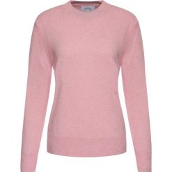 Sweter Calvin Klein Cashmere Crew Neck K20K201347. Różowe swetry damskie Calvin Klein, xs, bez wzorów, z kaszmiru, klasyczne, bez rękawów, bez kaptura. W wyprzedaży za 599,00 zł.