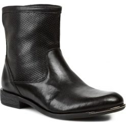 Botki CARINII - B1509 Crust Nero. Czarne botki damskie skórzane marki Carinii. W wyprzedaży za 199,00 zł.
