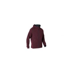 Bluza na zamek z kapturem Gym & Pilates 530 męska. Czerwone bluzy męskie NYAMBA, m, bez wzorów, z elastanu, z kapturem, bez rękawów, z kapturem. Za 119,99 zł.
