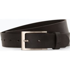 Camel Active - Męski pasek skórzany, czarny. Brązowe paski męskie marki Camel Active, w paski, ze skóry, klasyczne. Za 99,95 zł.